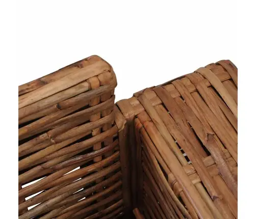 Atpūtas Krēsls Ar Matračiem, Dabīga Rotangpalma Vidaxl