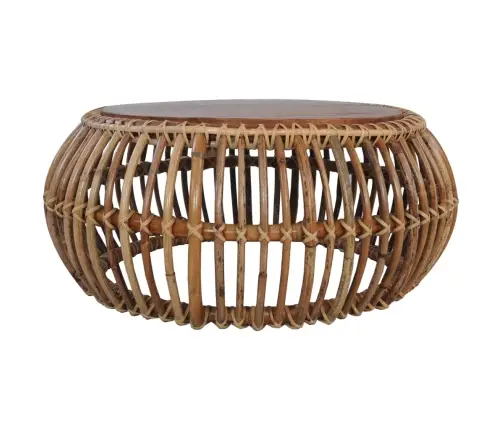 Kafijas Galdiņi, 2 Gab., Dabīga Rotanpalma Vidaxl