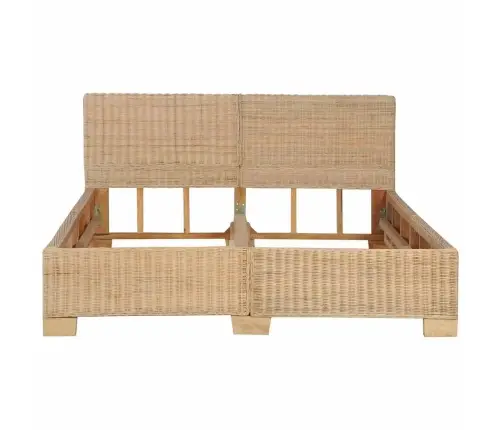 Käsitsi Põimitud Voodiraam Ehtne Rotang 140 X 200 Cm