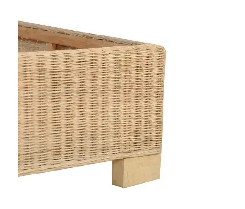 Gultas Rāmis, Pīts, Dabīga Rotangpalma, 180X200 Cm Vidaxl