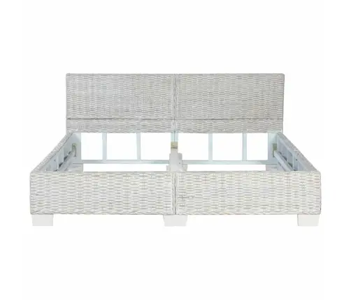 Gultas Rāmis, Pelēka Dabīgā Rotangpalma, 160X200 Cm Vidaxl