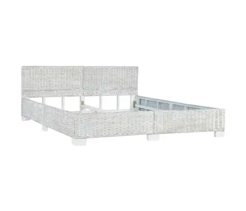Gultas Rāmis, Pelēka Dabīgā Rotangpalma, 180X200 Cm Vidaxl