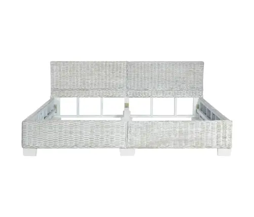 Gultas Rāmis, Pelēka Dabīgā Rotangpalma, 180X200 Cm Vidaxl