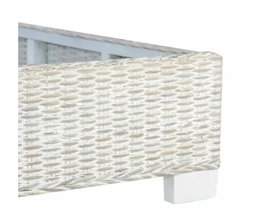 Gultas Rāmis, Pelēka Dabīgā Rotangpalma, 180X200 Cm Vidaxl