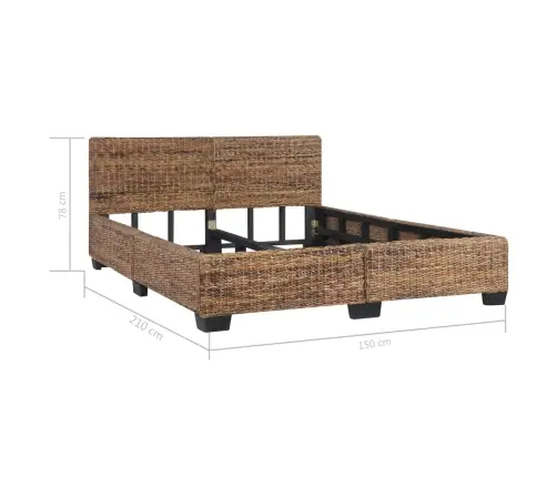 Lovos Rėmas, 140X200 cm Natūralus Ratanas