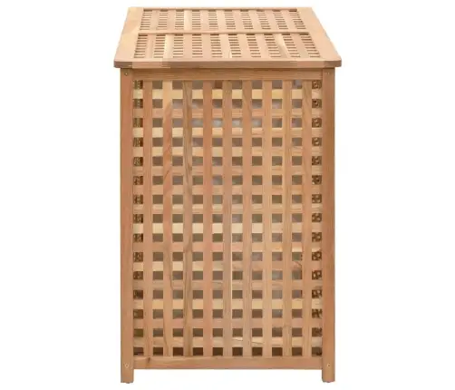 Veļas Kaste, 87,5X46X67 Cm, Valriekstu Masīvkoks Vidaxl