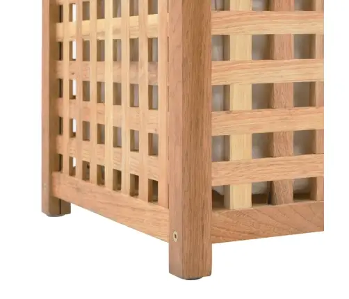 Veļas Kaste, 87,5X46X67 Cm, Valriekstu Masīvkoks Vidaxl