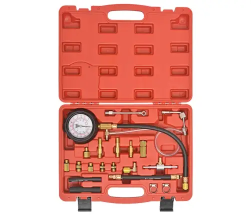 Degvielas Iesmidzināšanas Spiediena Mērītāja Komplekts Vidaxl