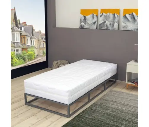 Matracis Ar 7 Zonām, 90X200 Cm, Atsperu Spoles, 20 Cm, H3  Vidaxl