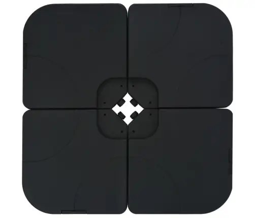 Sodo Skėtis Nuo Saulės Su Nešiojamu Pagrindu, Antracito Spalvos