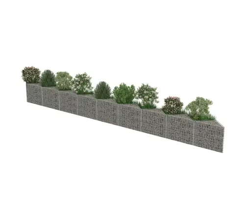 Gabiona Siena, Cinkots Tērauds, 630X30X50 Cm Vidaxl