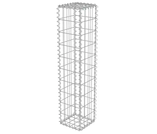 Gabions Ar Vāku, Cinkots Tērauds, 20X20X100 Cm Vidaxl