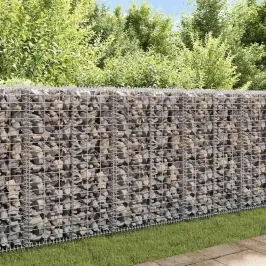Gabions Ar Vāku, Cinkots Tērauds, 20X20X100 Cm Vidaxl
