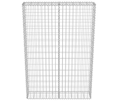 Gabions Ar Vāku, Cinkots Tērauds, 100X20X150 Cm Vidaxl
