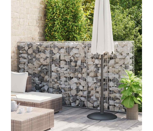 Gabions Ar Vāku, Cinkots Tērauds, 100X20X150 Cm Vidaxl