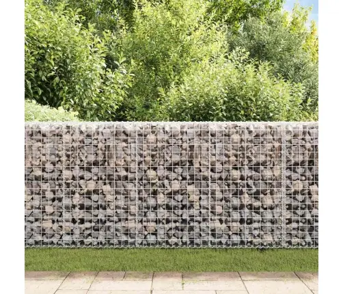 Gabions Ar Vāku, Cinkots Tērauds, 200X20X85 Cm Vidaxl