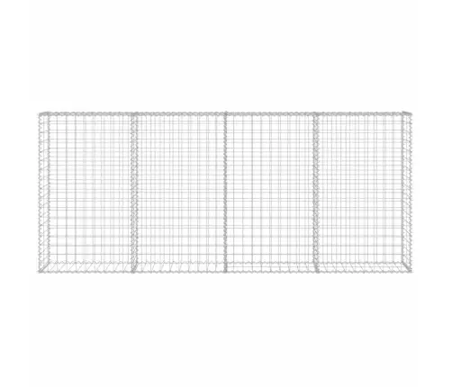 Gabions Ar Vāku, Cinkots Tērauds, 200X20X85 Cm Vidaxl