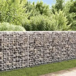 Gabions Ar Vāku, Cinkots Tērauds, 200X20X85 Cm Vidaxl Gabions Ar Vāku, Cinkots Tērauds, 200X20X85 Cm Vidaxl