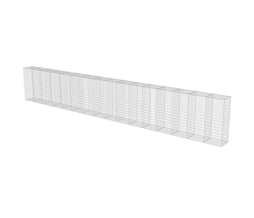 Gabions Ar Vāku, Cinkots Tērauds, 900X50X150 Cm Vidaxl
