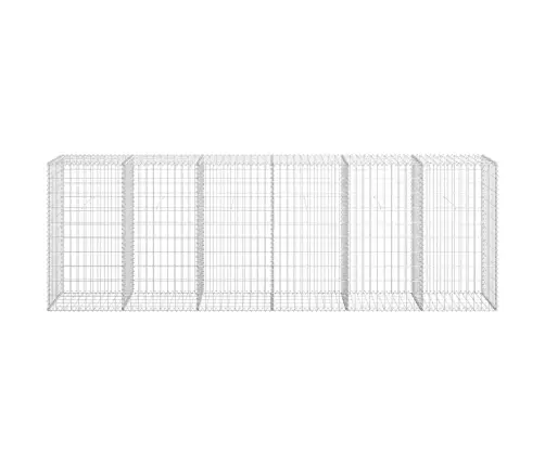 Gabions Ar Vāku, Cinkots Tērauds, 300X50X100 Cm Vidaxl