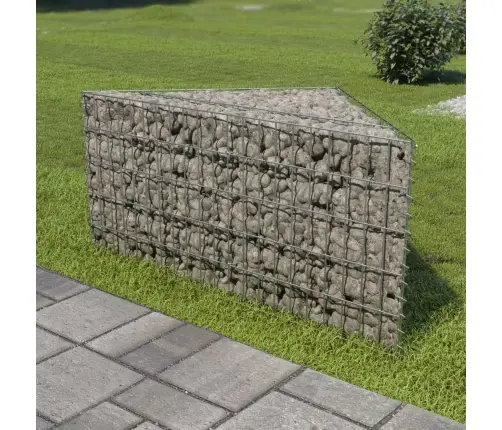 Gabions, Augstā Puķu Kaste, Cinkots Tērauds, 75X75X50 Cm Vidaxl