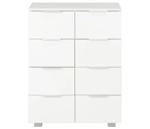 Puhvetkapp Kõrgläikega Valge, 60X35X80 cm Tehispuit