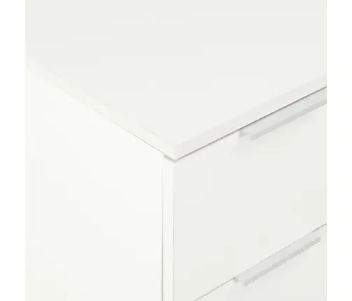 Puhvetkapp Kõrgläikega Valge, 60X35X80 cm Tehispuit