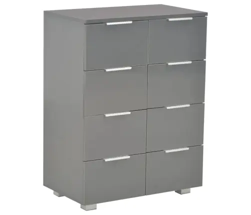 Puhvetkapp Kõrgläikega Hall, 60X35X80 cm Tehispuit