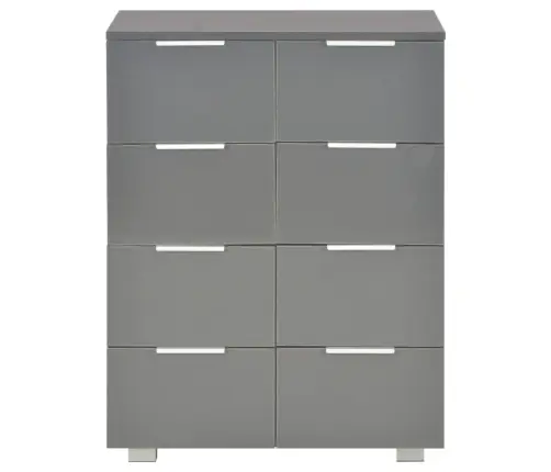 Puhvetkapp Kõrgläikega Hall, 60X35X80 cm Tehispuit