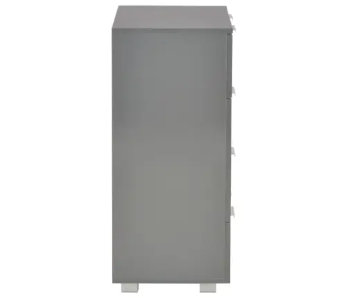 Puhvetkapp Kõrgläikega Hall, 60X35X80 cm Tehispuit