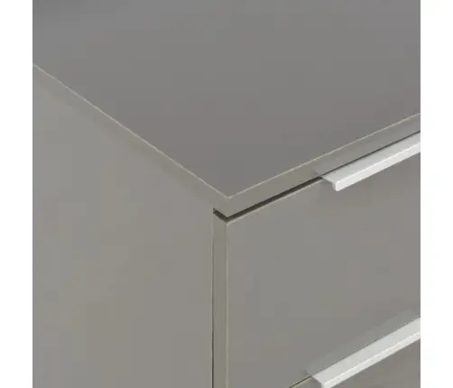 Puhvetkapp Kõrgläikega Hall, 60X35X80 cm Tehispuit