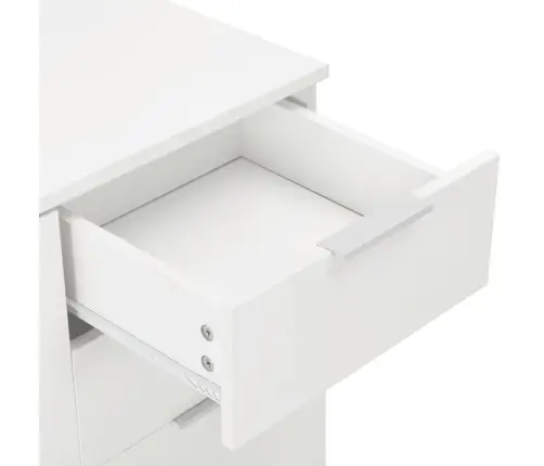 Šoninė Spintelė, Balta, 71X35X80cm Apdirbta Mediena, Blizgi