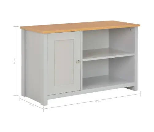 Televizoriaus Spintelė, Pilkos Spalvos, 95X39X58Cm Televizoriaus Spintelė, Pilkos Spalvos, 95X39X58Cm