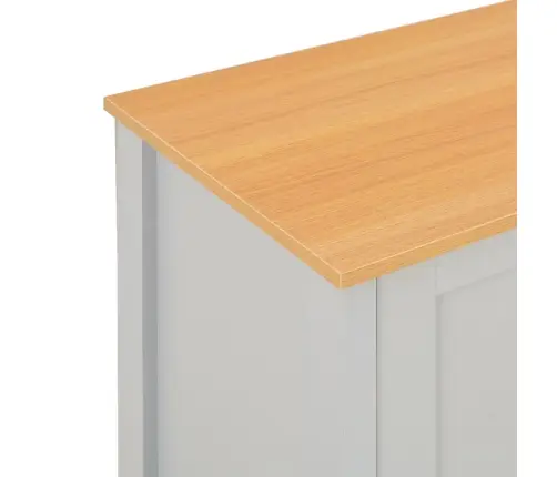 Tv Skapītis, 120X39X58 Cm, Pelēks Vidaxl