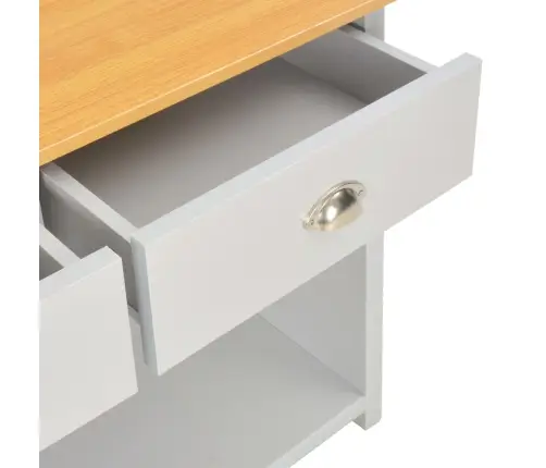 Konsoles Galds, 97X35X76 Cm, Pelēks Vidaxl