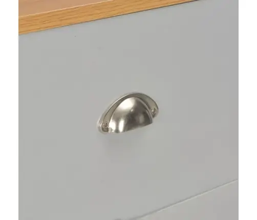 Kumode, 112X35X81 Cm, Pelēka Vidaxl