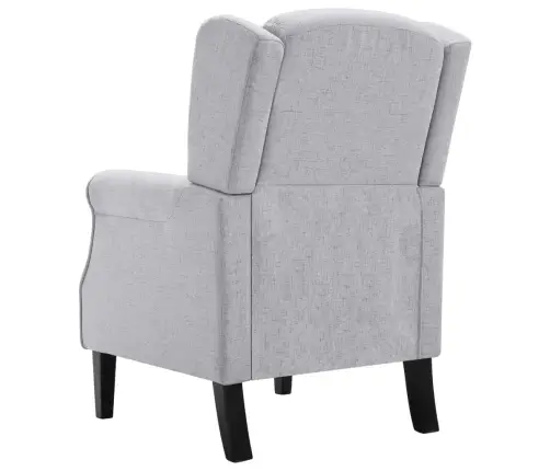 Atpūtas Krēsls, Gaiši Pelēks Audums Vidaxl