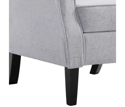 Atpūtas Krēsls, Gaiši Pelēks Audums Vidaxl