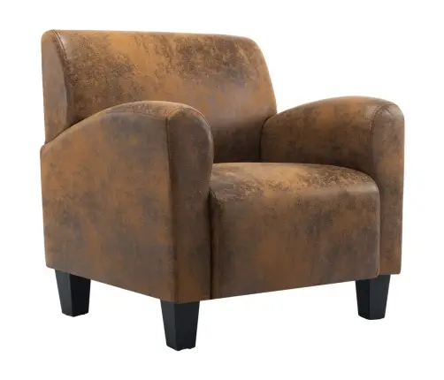 Diivanitool, Pruun, 70 X 69 X 72 cm Kunstnahk