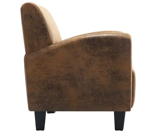 Diivanitool, Pruun, 70 X 69 X 72 cm Kunstnahk