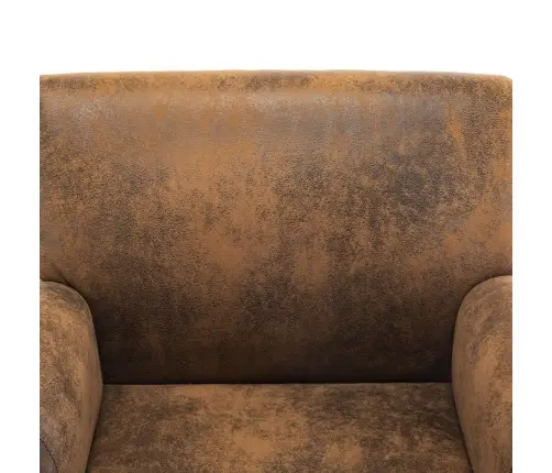 Diivanitool, Pruun, 70 X 69 X 72 cm Kunstnahk