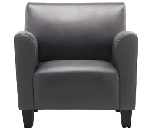 Atpūtas Krēsls, Pelēka Mākslīgā Āda Vidaxl Atpūtas Krēsls, Pelēka Mākslīgā Āda Vidaxl