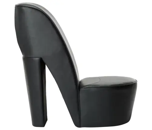 Krēsls, Augstpapēžu Kurpes Dizains, Melna Mākslīgā Āda Vidaxl