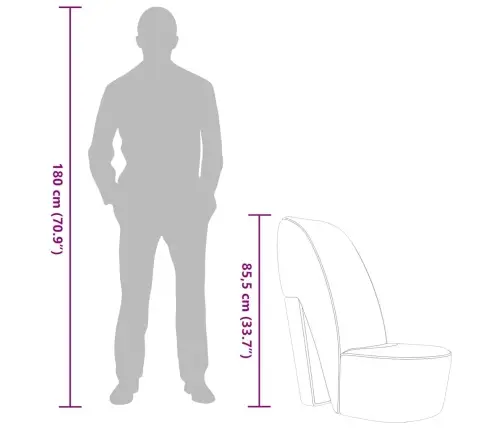 Kõrge Kontsa Kujuga Tool, Roosa, Kunstnahk