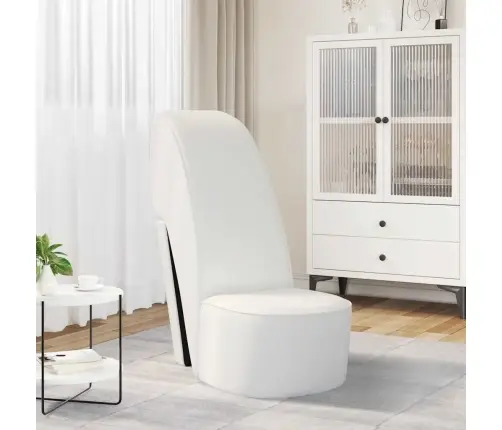 Krēsls, Augstpapēžu Kurpes Dizains, Balta Mākslīgā Āda Vidaxl