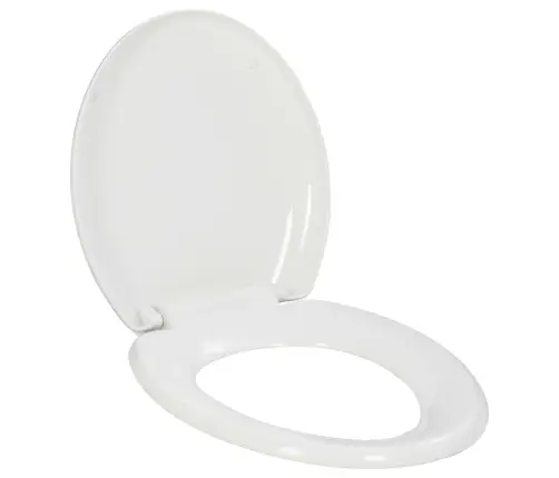 Tualetes Poda Sēdeklis, Lēnās Aizvēršanas Funkcija, Balts Vidaxl
