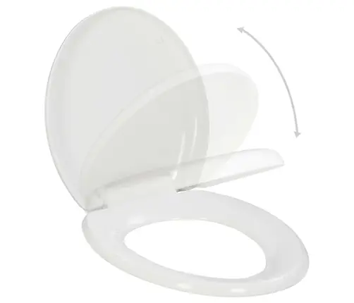 Tualetes Poda Sēdeklis, Lēnās Aizvēršanas Funkcija, Balts Vidaxl