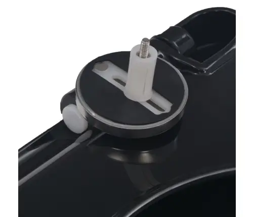Klozeto Sėdynė Su Soft-Close Mechanizmu, Juoda Klozeto Sėdynė Su Soft-Close Mechanizmu, Juoda