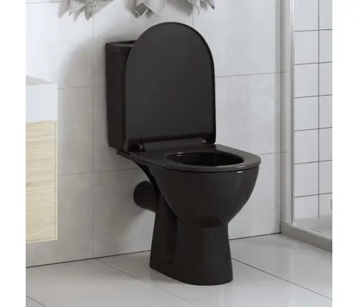 Tualetes Poda Sēdeklis, Lēnās Aizvēršanas Funkcija, Melns Vidaxl