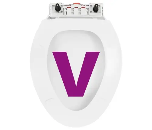 Tualetes Poda Sēdeklis, Lēnās Aizvēršanas Funkcija, Balts Vidaxl